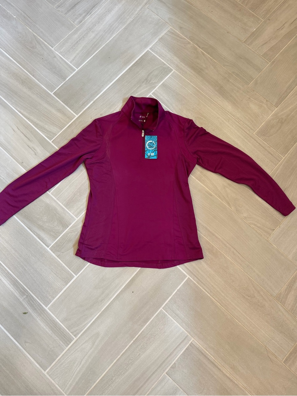 Women's Plum Quarter-Zip Performance Pullover